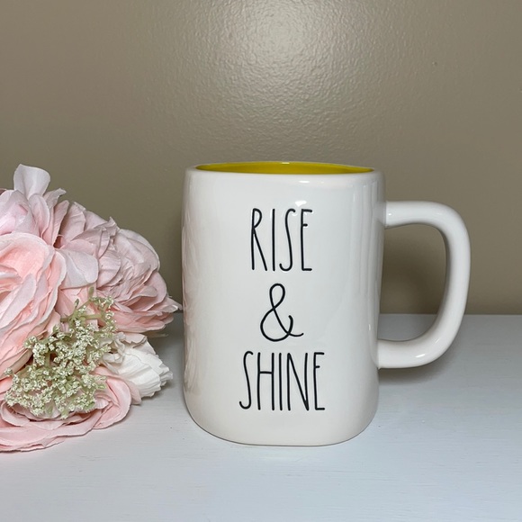 NWT Rae Dunn RISE & SHINE Mug - Picture 1 of 4